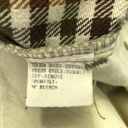 Levi's 70s STA-PREST Check Big E Boots Size W35