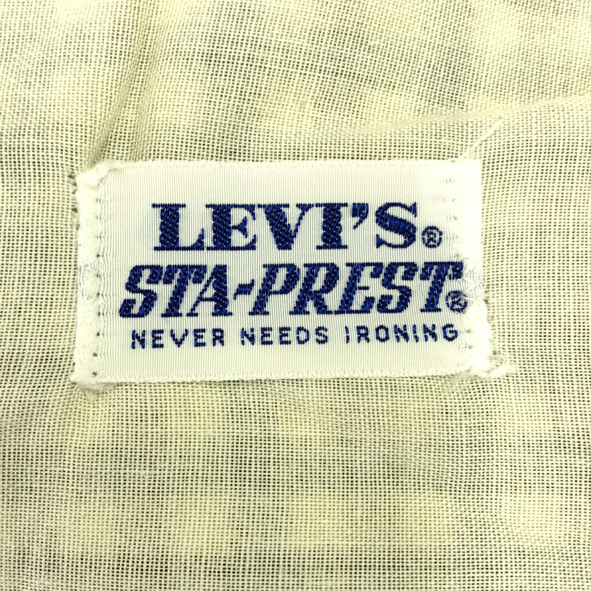 Levi's 70s STA-PREST Check Big E Boots Size W35
