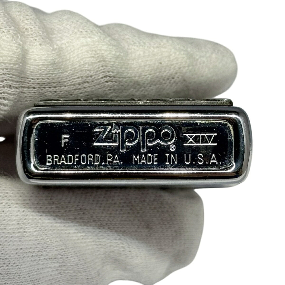 Zippo Harley Davidson Logo Metal Lighter Silver