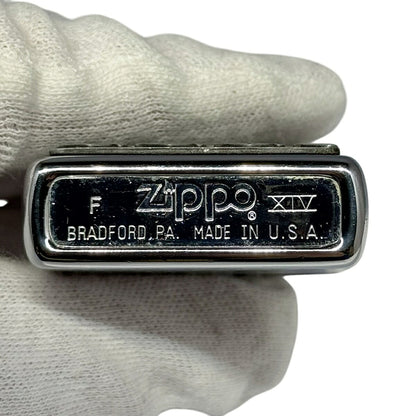 Zippo Harley Davidson Logo Metal Lighter Silver