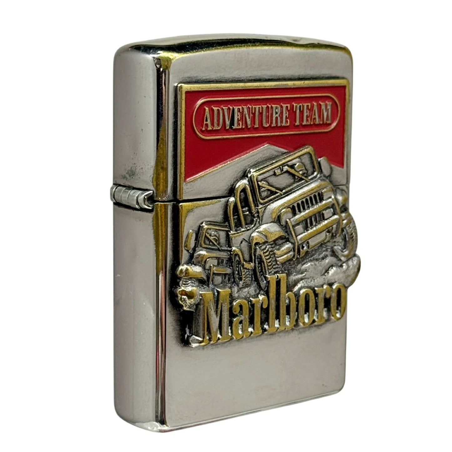 Zippo Marlboro Adventure Team 1998 Silver Lighter