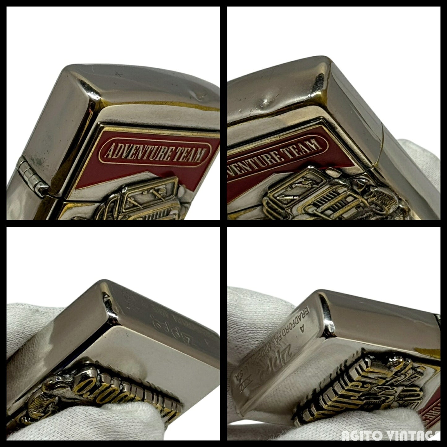 Zippo Marlboro Adventure Team 1998 Silver Lighter