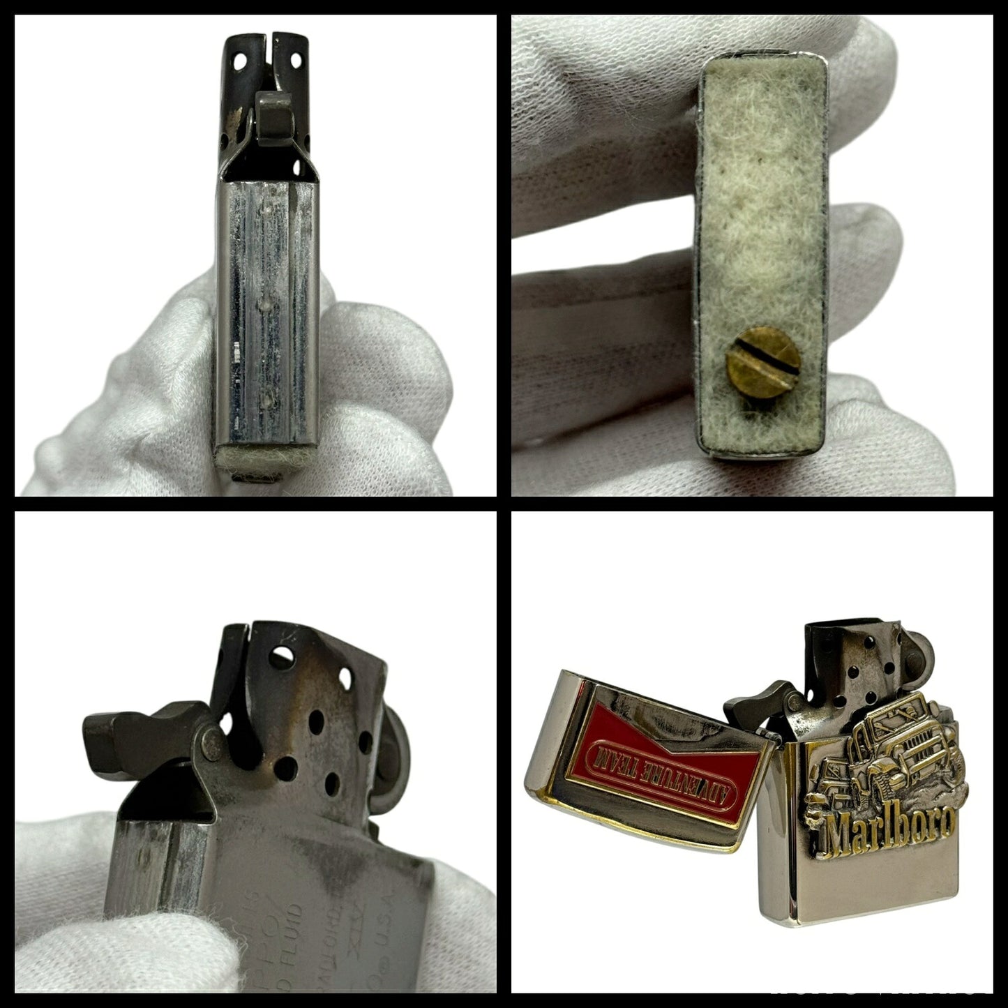 Zippo Marlboro Adventure Team 1998 Silver Lighter
