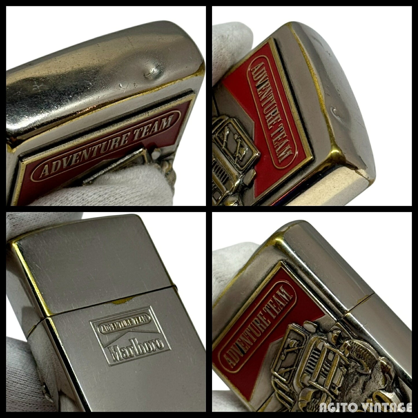 Zippo Marlboro Adventure Team 1998 Silver Lighter