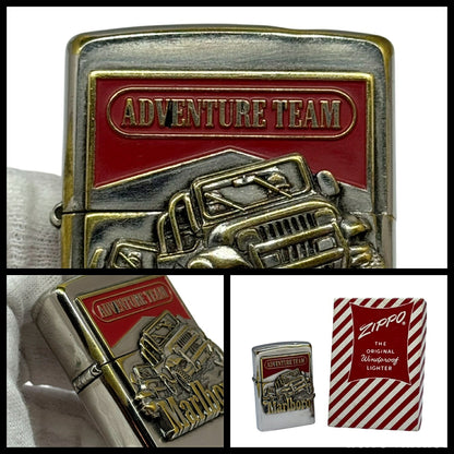 Zippo Marlboro Adventure Team 1998 Silver Lighter