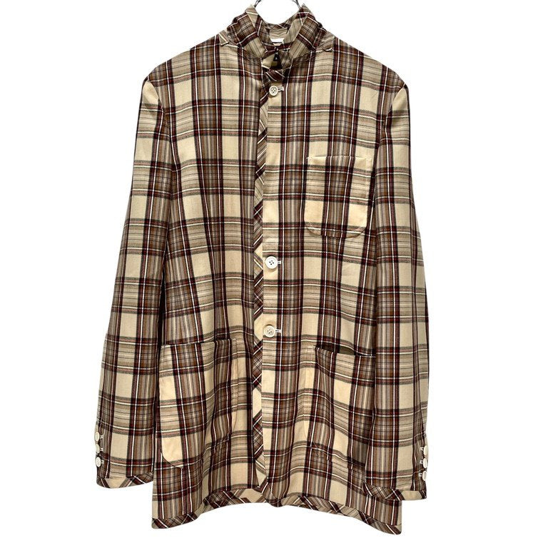 Comme des Garcons 14SS Hatching Piped Check Blazer Size S