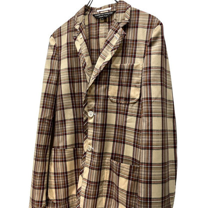 Comme des Garcons 14SS Hatching Piped Check Blazer Size S