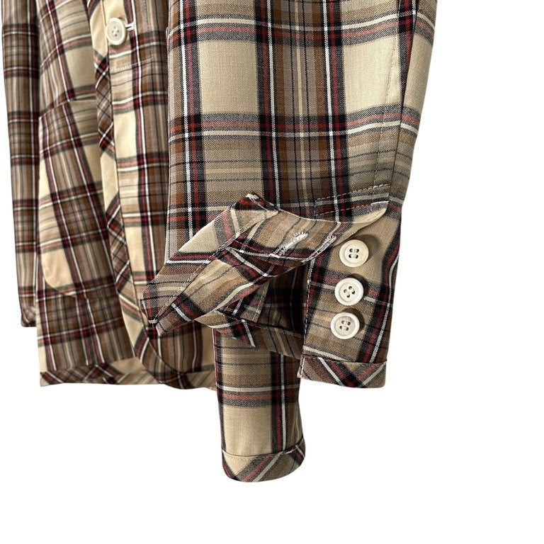 Comme des Garcons 14SS Hatching Piped Check Blazer Size S