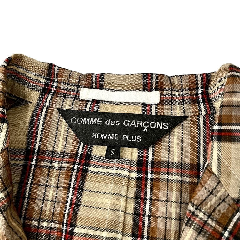 Comme des Garcons 14SS Hatching Piped Check Blazer Size S