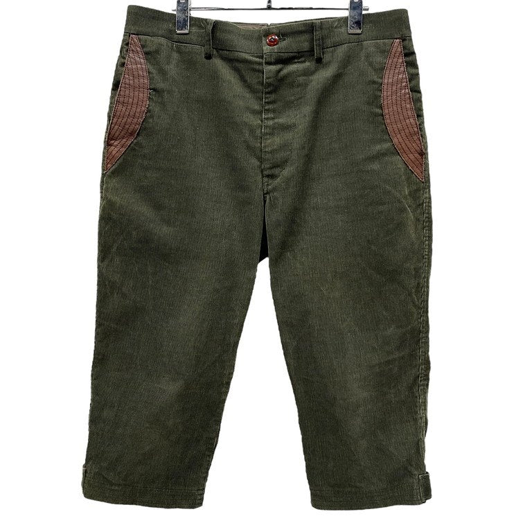 Comme des Garcons Junya Lthr Corduroy Cropped Pants Size S