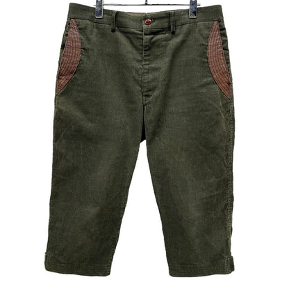 Comme des Garcons Junya Lthr Corduroy Cropped Pants Size S