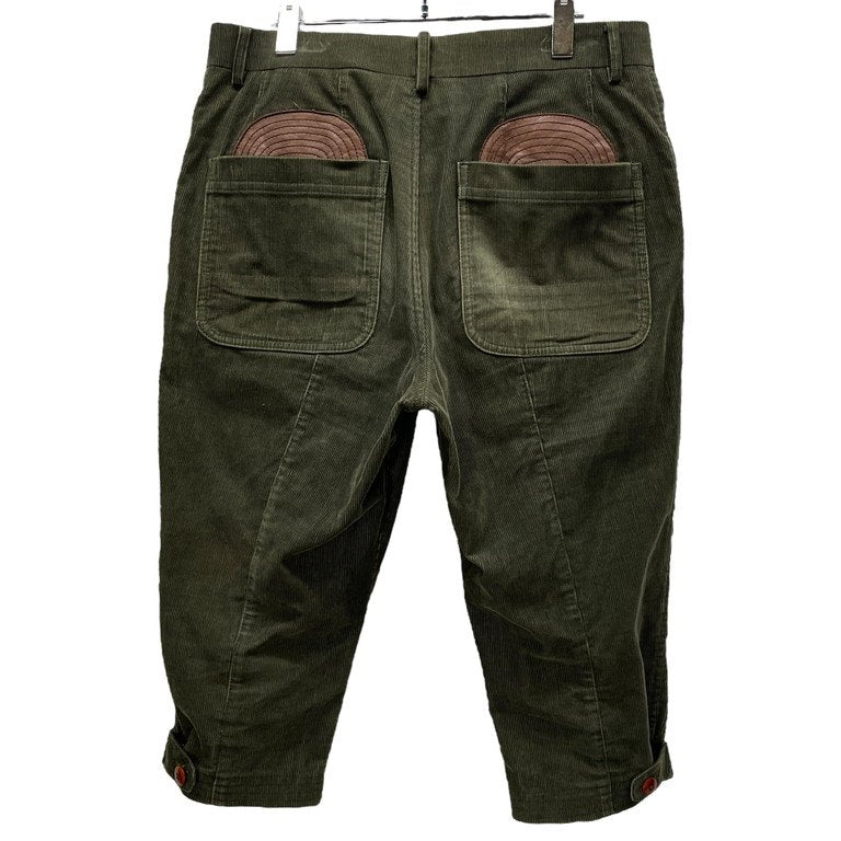 Comme des Garcons Junya Lthr Corduroy Cropped Pants Size S