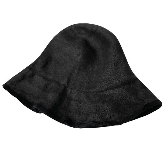 Horisaki Black Vintage Ribbon Handmade Paper Hat Size M