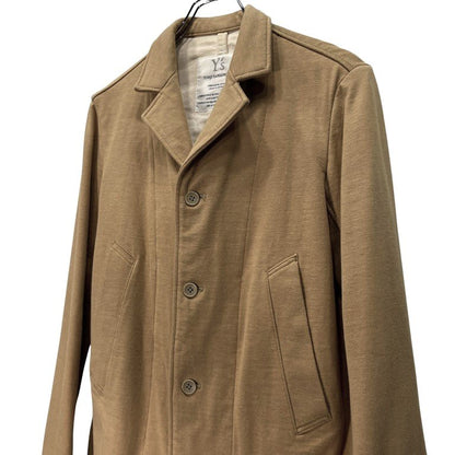 Y's Beige Cotton Wool 4-Button Blazer Size 3