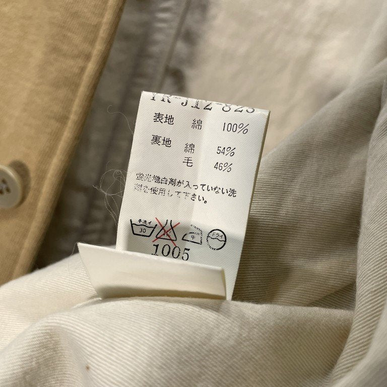 Y's Beige Cotton Wool 4-Button Blazer Size 3