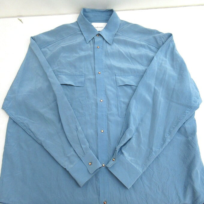 SADA Blue Silk Shirt Size F