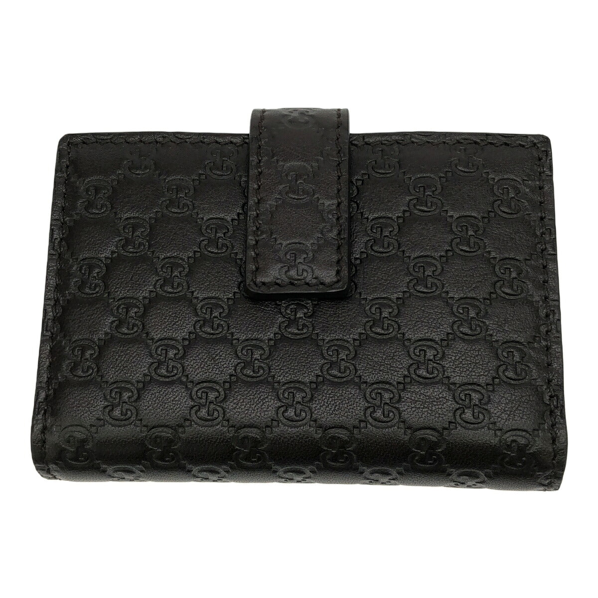 Gucci Brown Micro Guccissima Card Holder