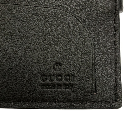 Gucci Brown Micro Guccissima Card Holder