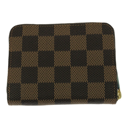 LOUIS VUITTON Damier Zippy Coin Purse Brown Size ONE SIZE