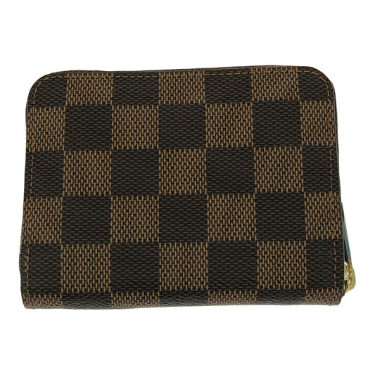 LOUIS VUITTON Damier Zippy Coin Purse Brown Size ONE SIZE