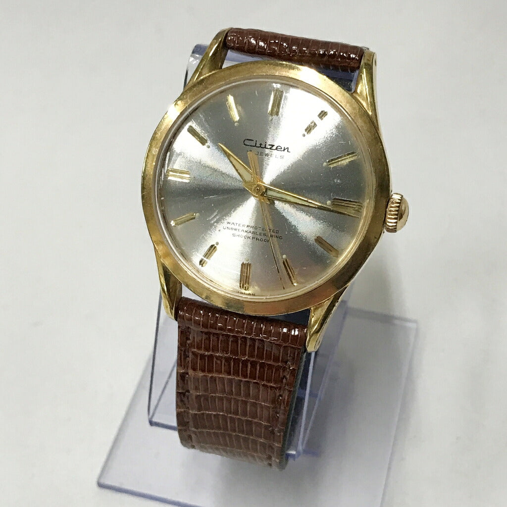 CITIZEN 5042047 Gold Brown Watch Size ONE SIZE