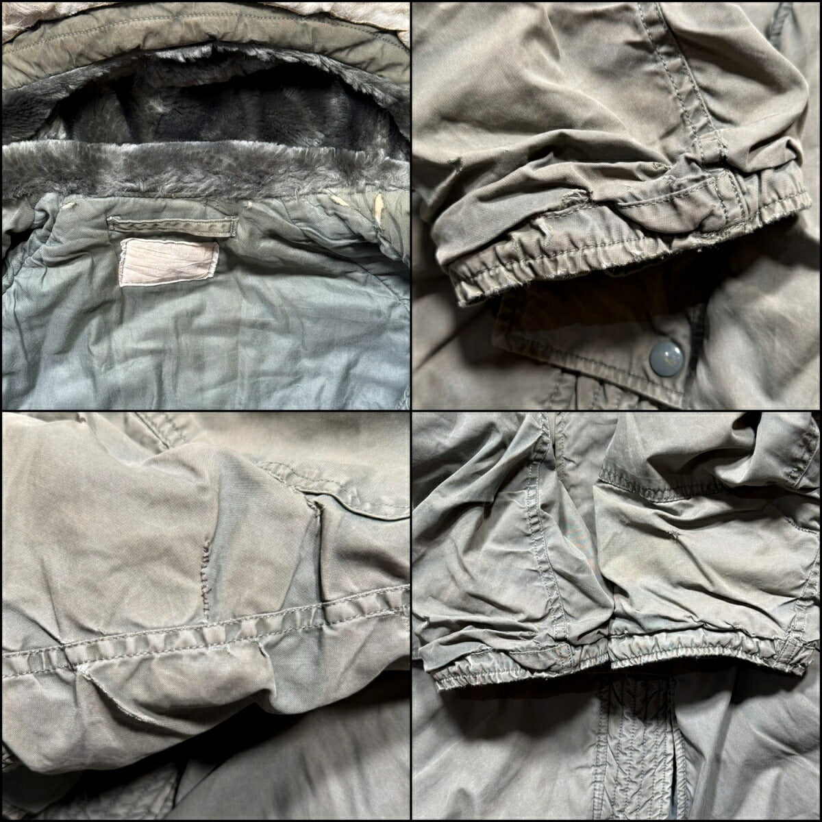 Vintage 70s USAF N-3B Khaki Flight Jacket Size M