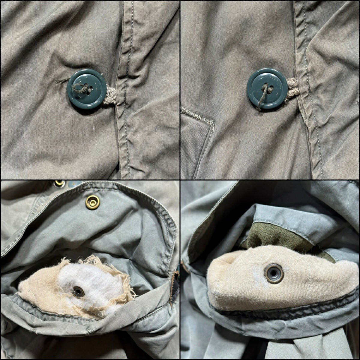 Vintage 70s USAF N-3B Khaki Flight Jacket Size M
