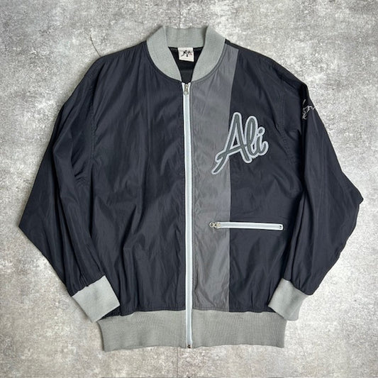 XL 90s Platinum Fubu Mohamad Ali Jacket Black Size XL