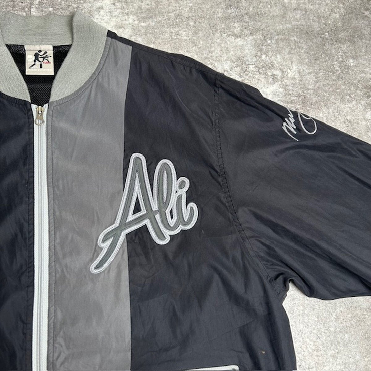 XL 90s Platinum Fubu Mohamad Ali Jacket Black Size XL