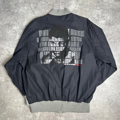 XL 90s Platinum Fubu Mohamad Ali Jacket Black Size XL
