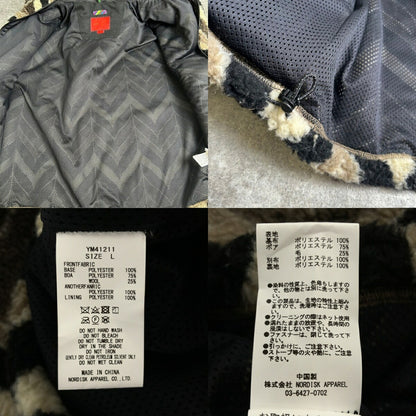 Vintage Y. × is-ness Half-sleeve Fleece Hoodie Jacket Size L