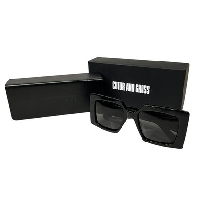 CUTLER AND GROSS x JUUN.J 22SS 1285 Black Sunglasses Size 54