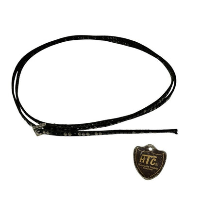 HTC BLACK Studded Double Wrap Belt Black Size ONE SIZE