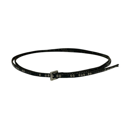 HTC BLACK Studded Double Wrap Belt Black Size ONE SIZE