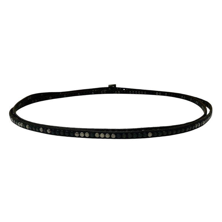 HTC BLACK Studded Double Wrap Belt Black Size ONE SIZE