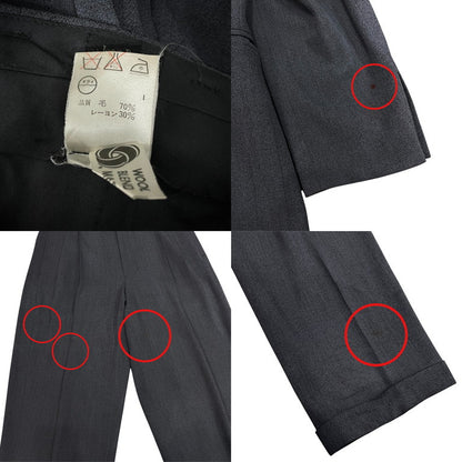 Jean Paul GAULTIER HOMME 90s Kanji Lining Suit Gray Size 48