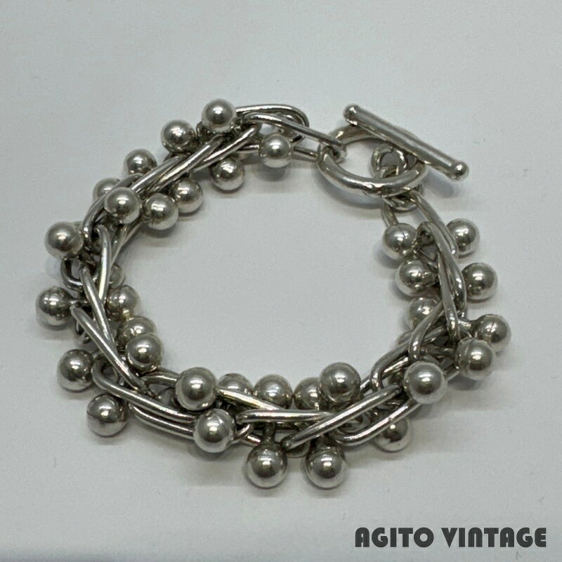 Vintage Mexican 925 Silver DNA Bracelet TAXCO Size 20CM