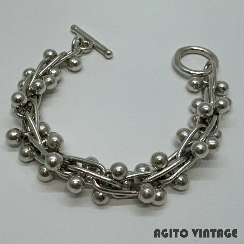 Vintage Mexican 925 Silver DNA Bracelet TAXCO Size 20CM
