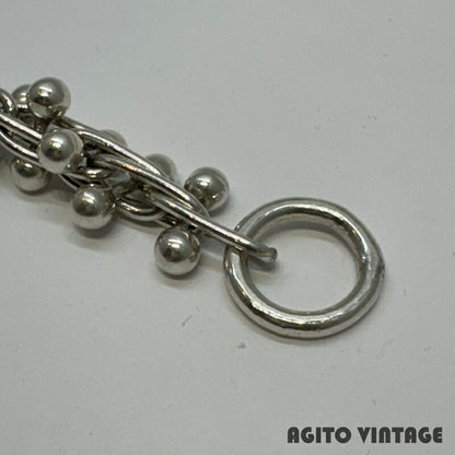 Vintage Mexican 925 Silver DNA Bracelet TAXCO Size 20CM