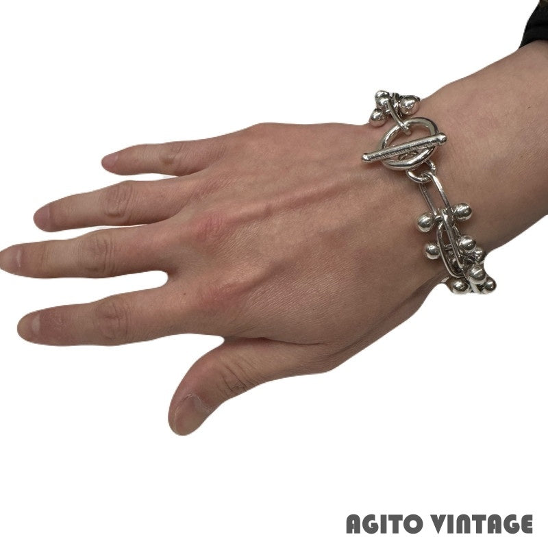Vintage Mexican 925 Silver DNA Bracelet TAXCO Size 20CM
