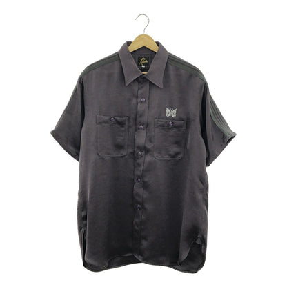 Needles NU Exclusive Poly Sateen S/S Work Shirt Size M