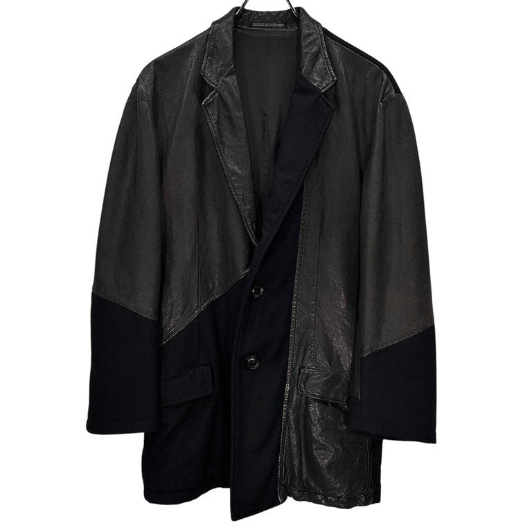 Yohji Yamamoto 15AW Leather Patchwork Blazer LOOK22 Size 2