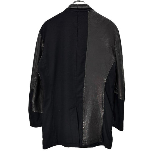 Yohji Yamamoto 15AW Leather Patchwork Blazer LOOK22 Size 2