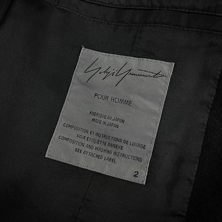Yohji Yamamoto 15AW Leather Patchwork Blazer LOOK22 Size 2