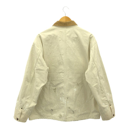 JOHNBULL Paint Distressed Blanket Jacket Natural Size L