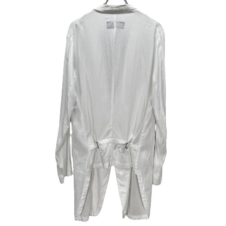 nude:masahikomaruyama Rayon Linen Long Coat White Size 44