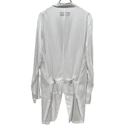 nude:masahikomaruyama Rayon Linen Long Coat White Size 44