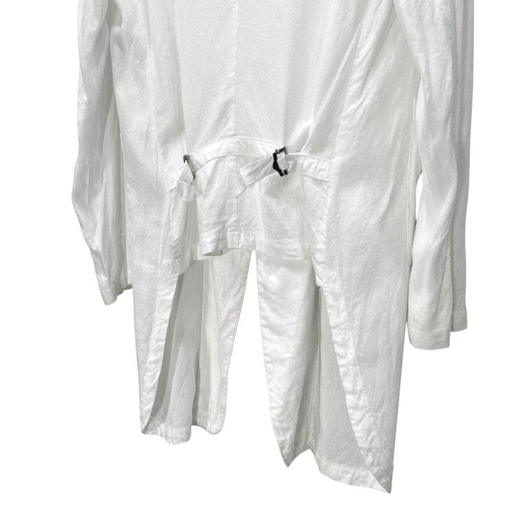 nude:masahikomaruyama Rayon Linen Long Coat White Size 44