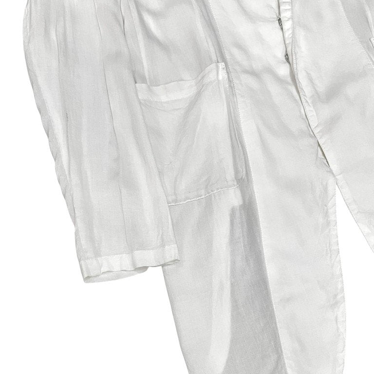 nude:masahikomaruyama Rayon Linen Long Coat White Size 44