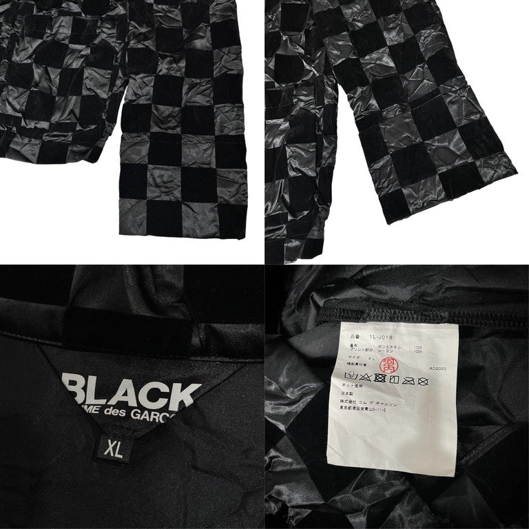BLACK COMME des GARCONS 23AW Flocky Jacket Black Size XL